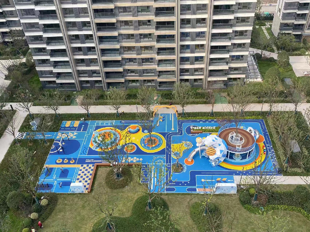 环球·体育圆满完成上海招商公馆儿童游乐区项目施工